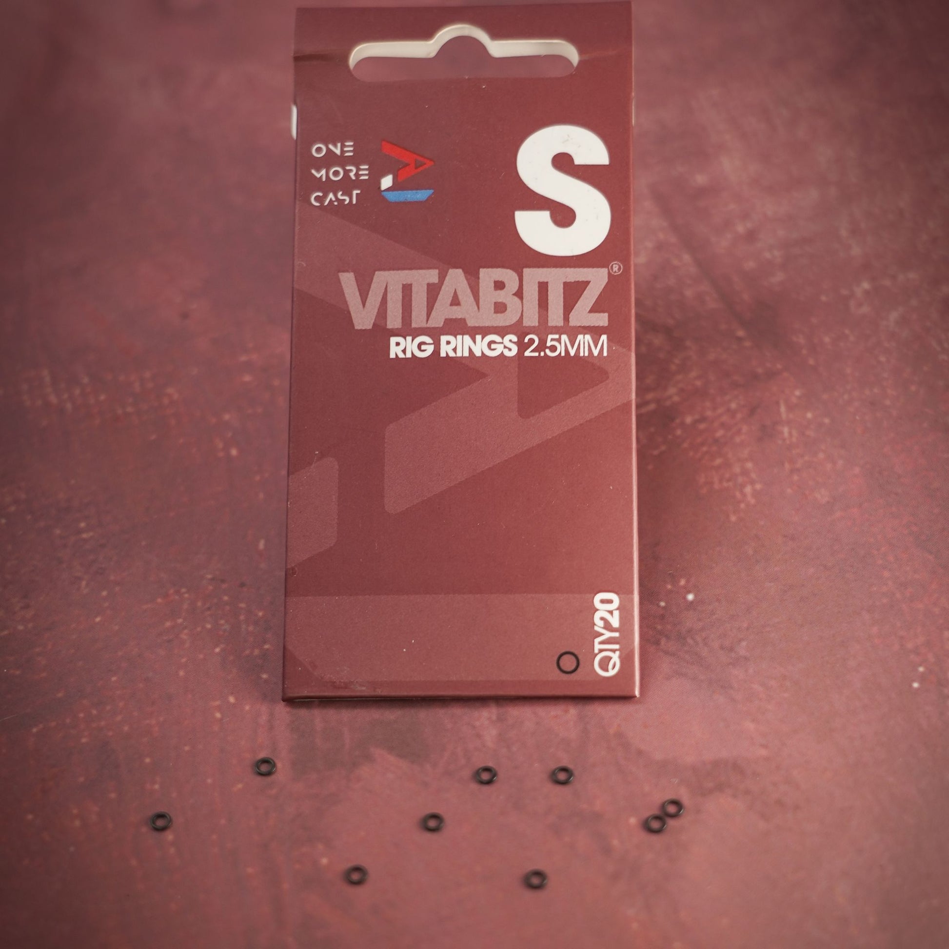 OMC Vitabitz Rig Rings 2.5mm 20 pack for hook sizes 6 and smaller in Blow Back Rigs