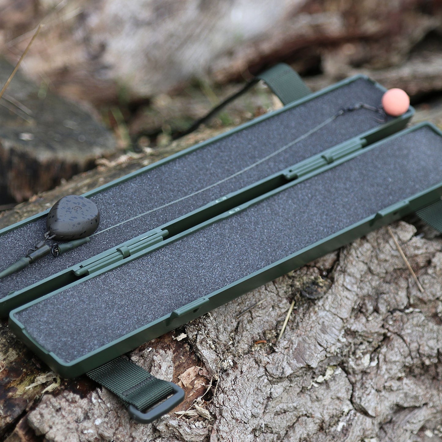 One More Cast Rig Ready System storage case for organizing and protecting ready-tied carp rigs