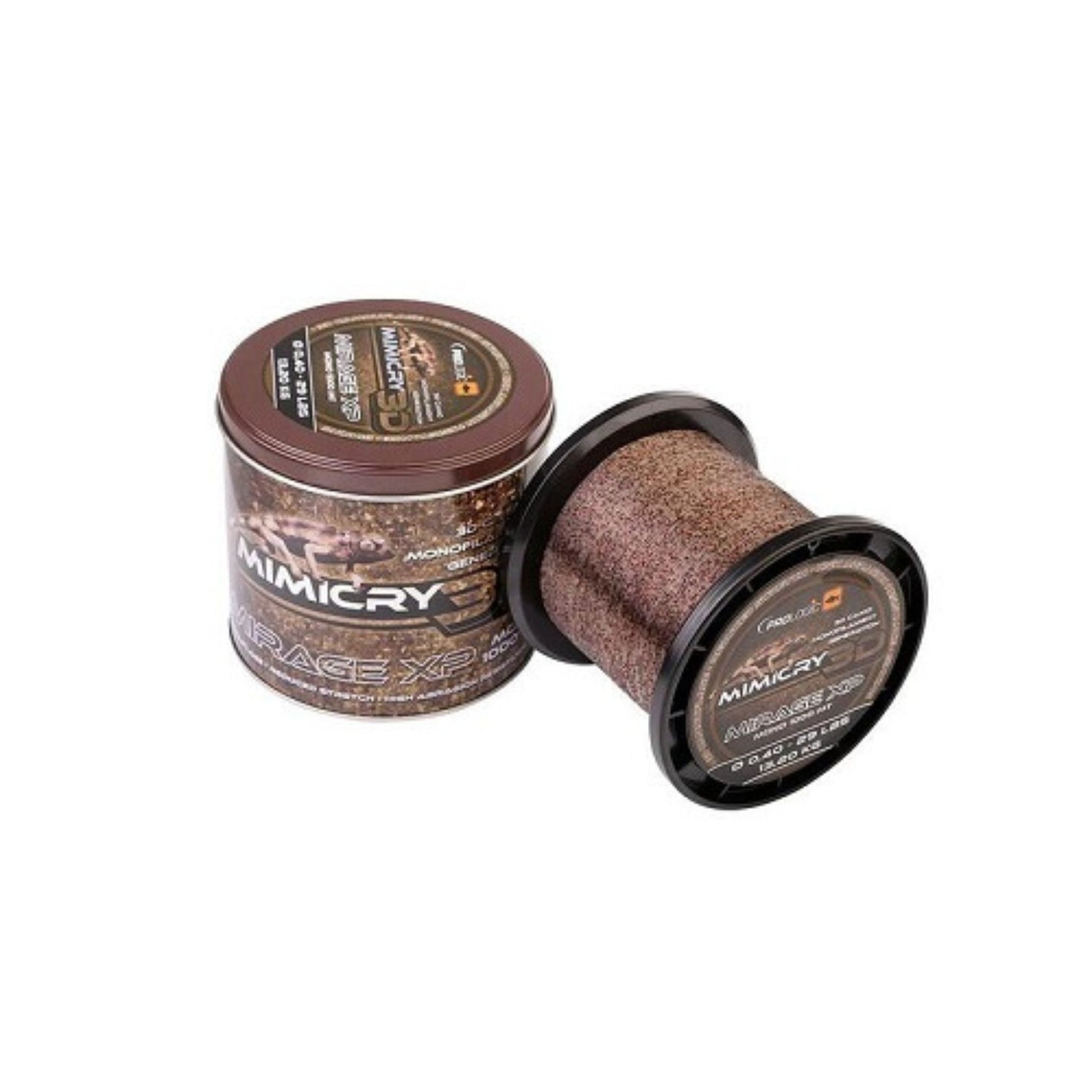 Prologic Mimicry 3D Mirage XP 1000m camouflage monofilament line for carp fishing