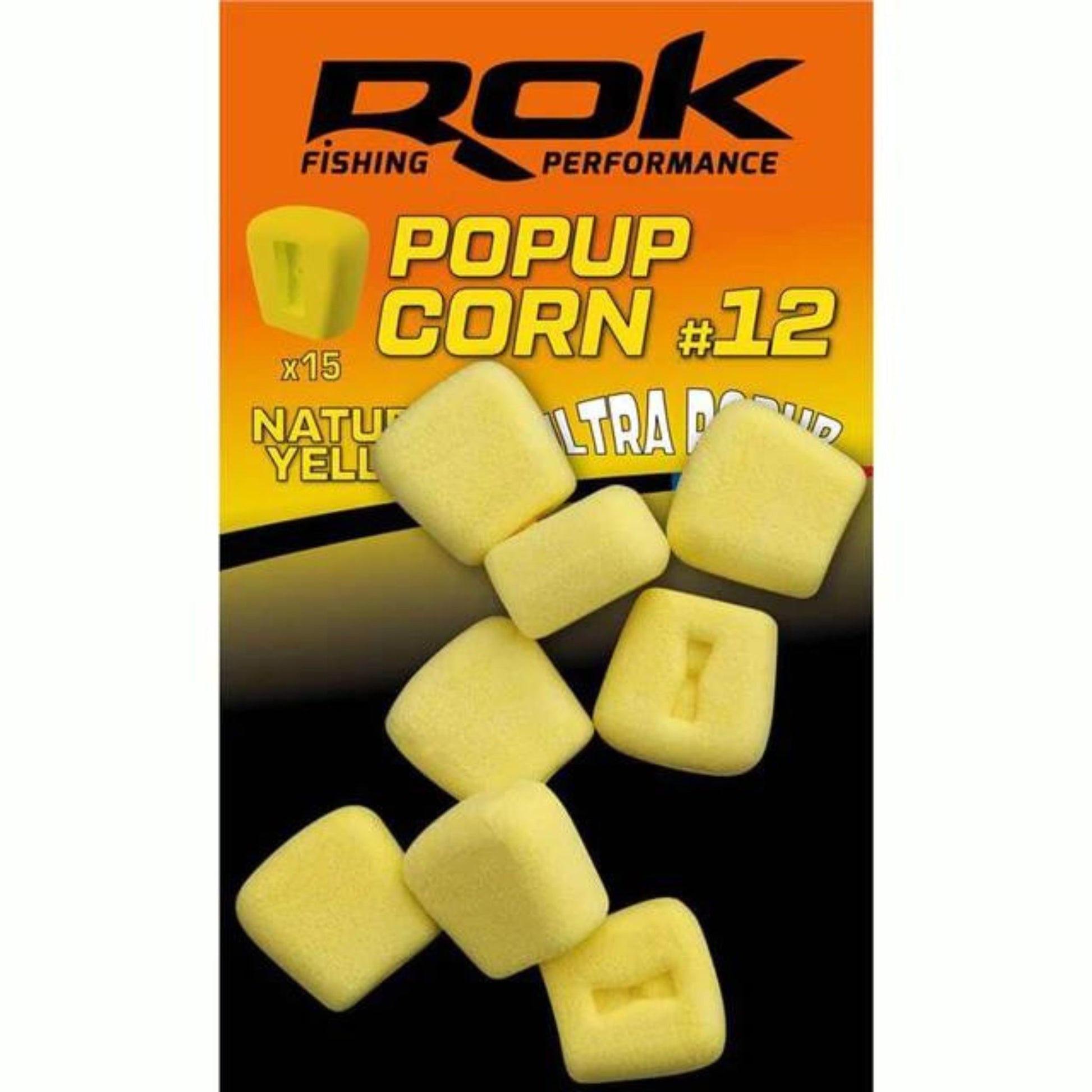 ROK PopUp Corn ultra buoyant artificial corn 16 pack for carp fishing