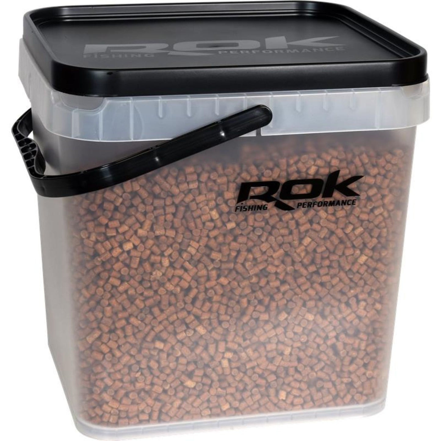 ROK Square Bucket 17L clear reinforced design for carp fishing