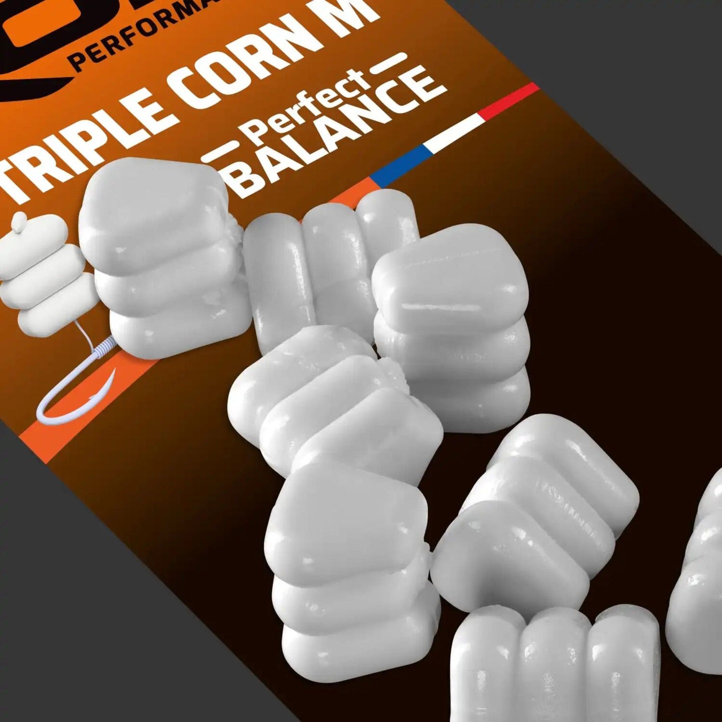 ROK Triple Corn M Perfect Balance white 16 pack for PVA stick fishing