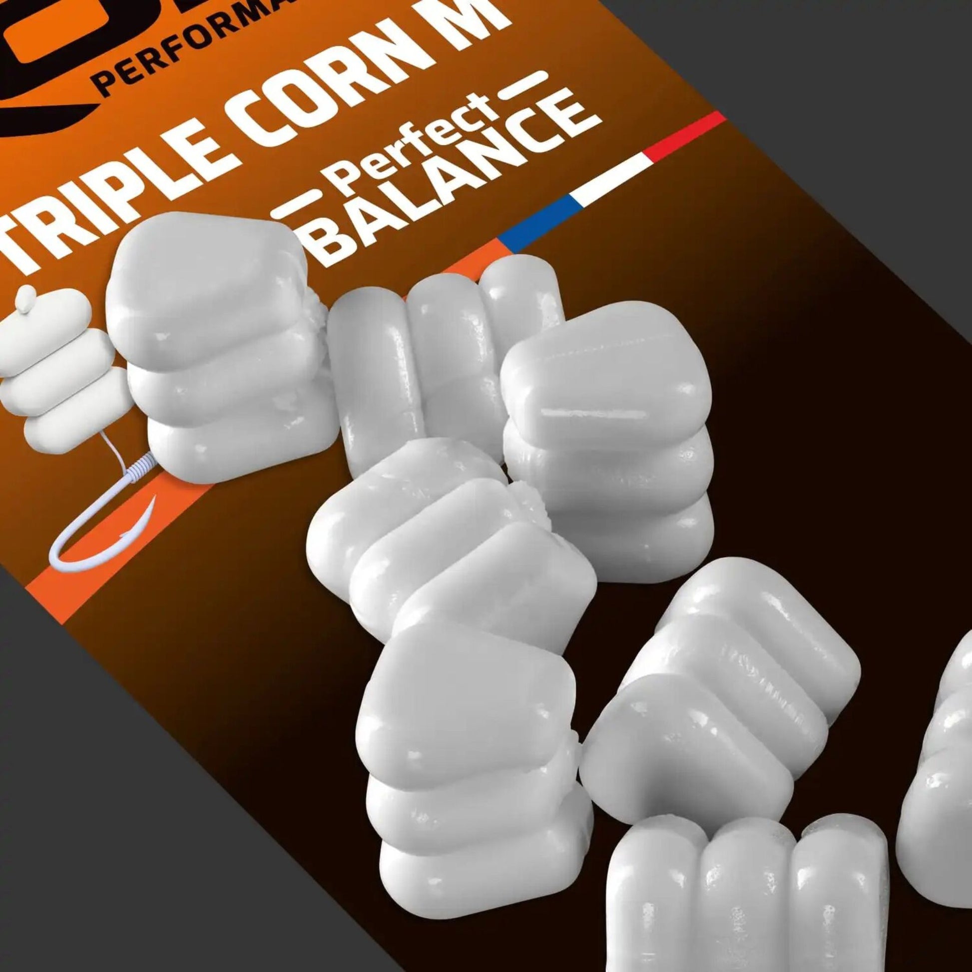 ROK Triple Corn M Perfect Balance white 16 pack for PVA stick fishing