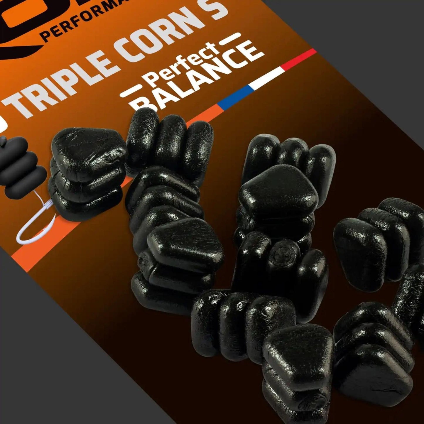 ROK Triple Corn S Perfect Balance black 20 pack for PVA stick fishing