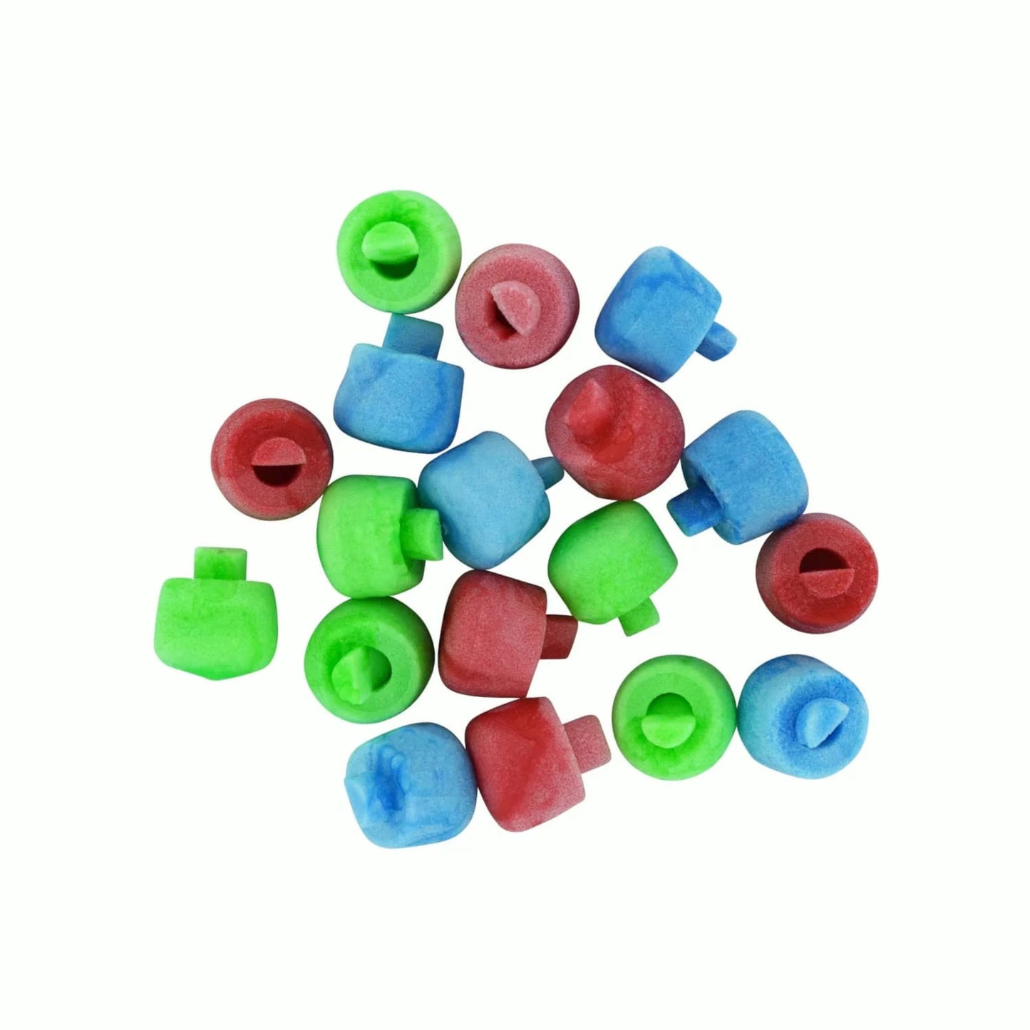 ROK Zig Dumbell Mix 9mm red, blue and green 18 pack for zig rig fishing