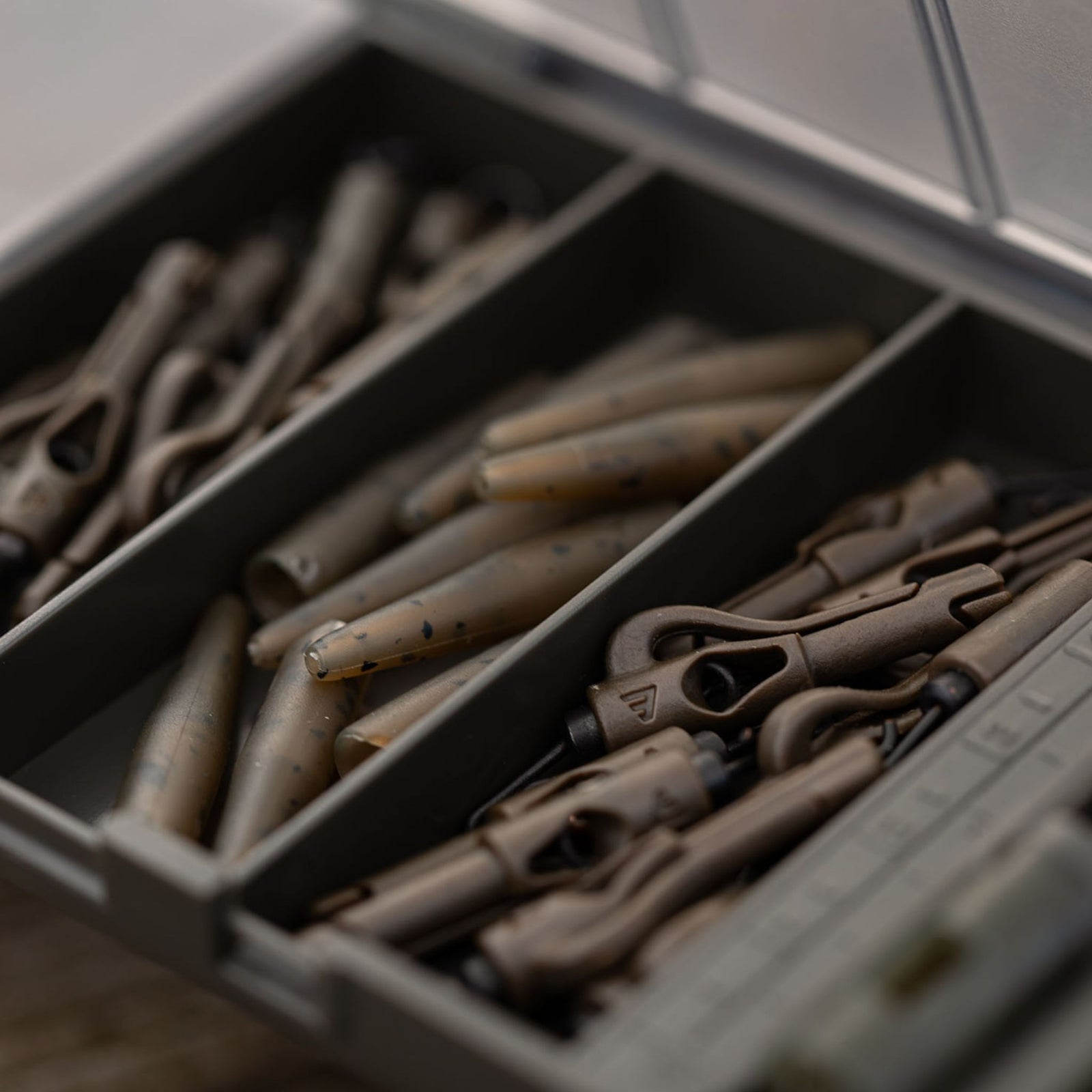 Organized tackle storage solutions for carp fishing gear