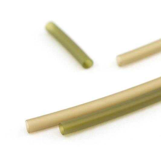 Thinking Anglers Shrink Tube Medium 2.4mm 10 pack in green and brown for hook rotation and rig efficiency